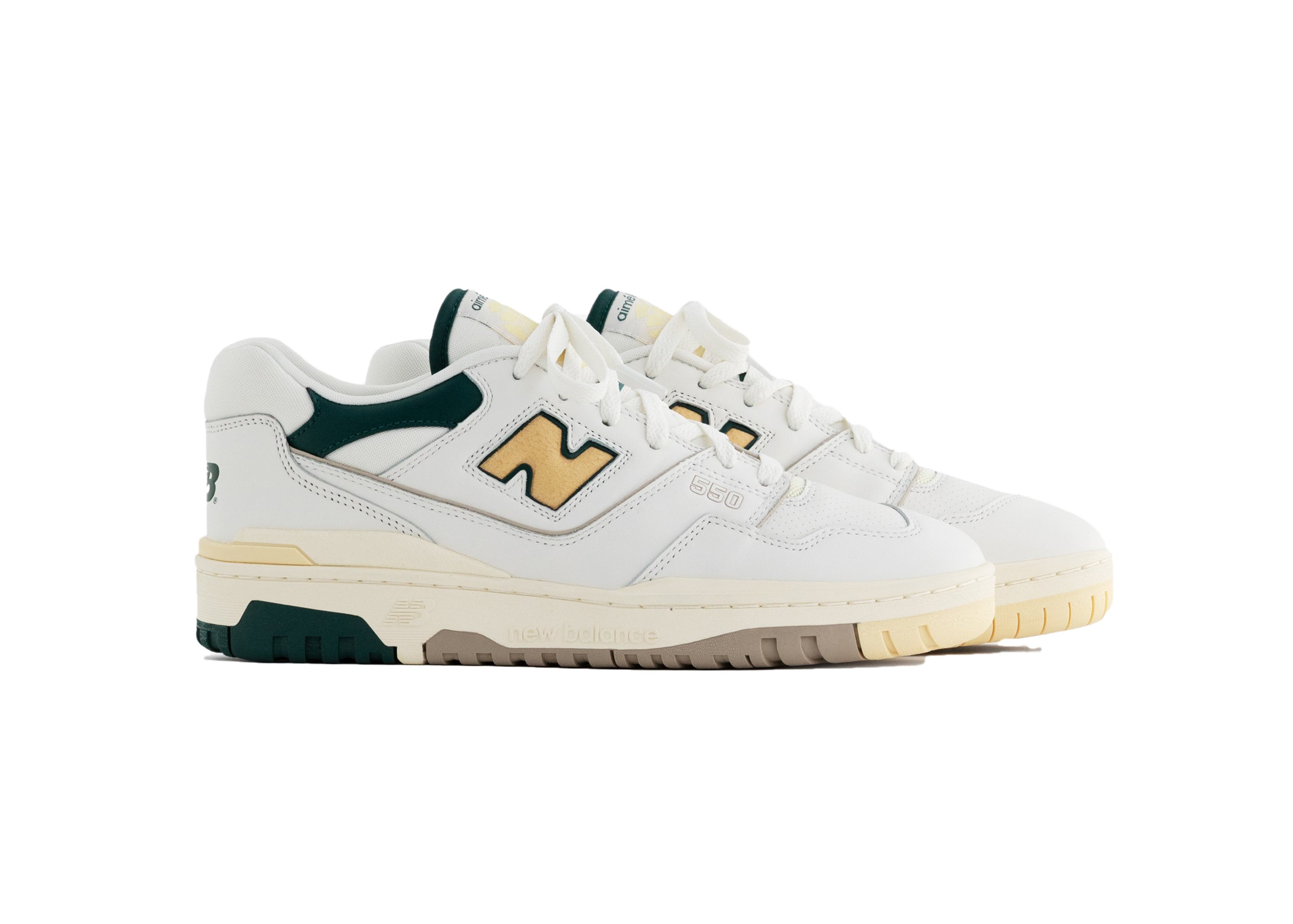 New Balance 550 Aime Leon Dore Natural Green | StockX