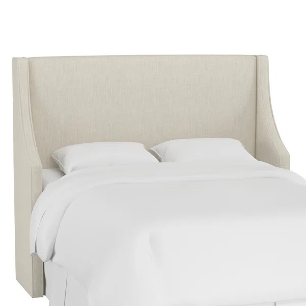 Harmon Swoop Arm Upholstered Wingback Headboard | Wayfair North America