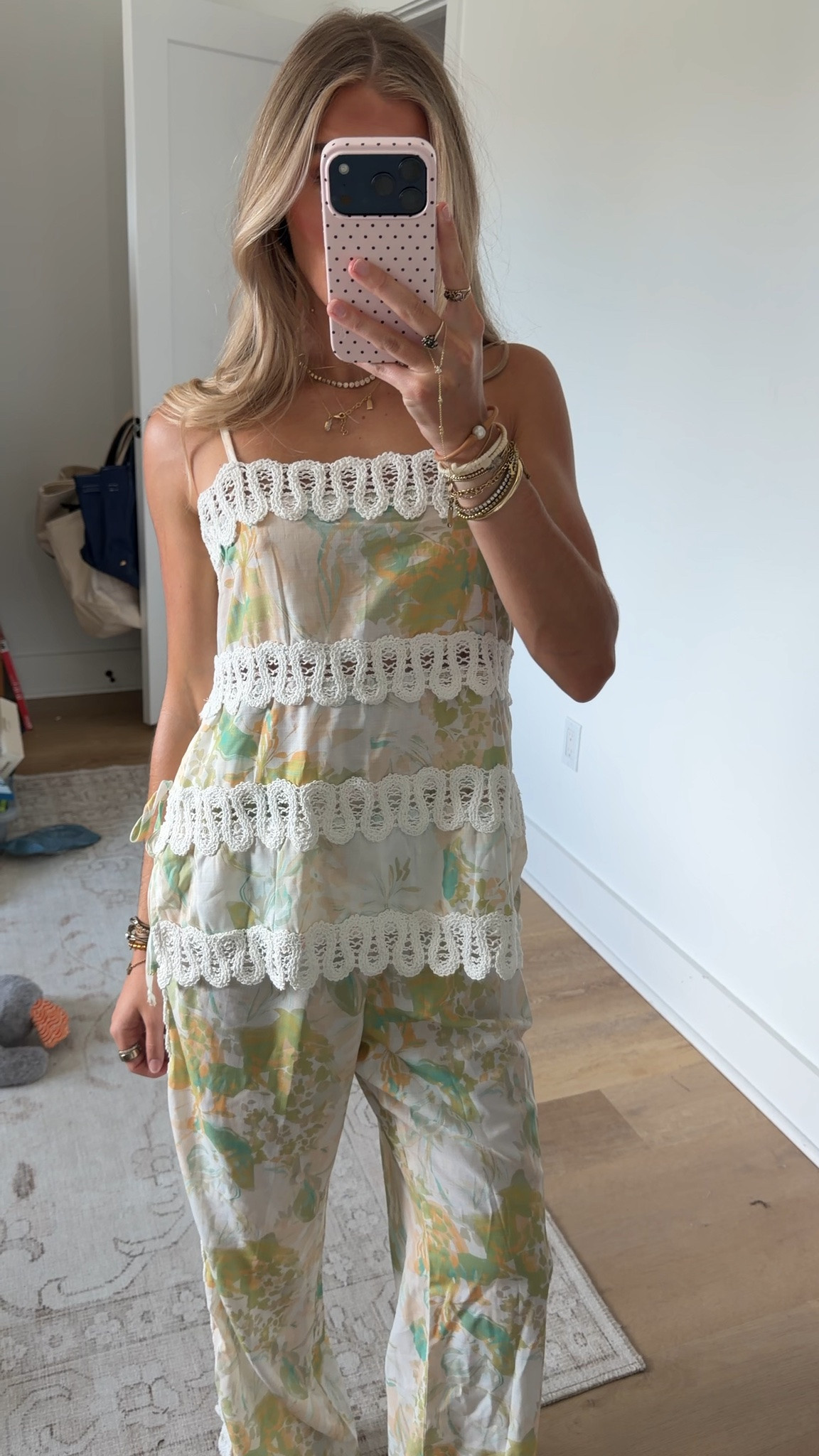 Amazon size small THLAI Womens 2 Piece Outfits Printed Linen Sexy Sleeveless Camisole Pants Set Outfits For Going Out

#LTKootd #LTKSaleAlert #LTKdayinmylife