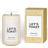 Homesick Premium Scented Candle, Let's Toast- Scents of Mandarin, Grapefruit, 13.75 oz, 60-80 Hou... | Amazon (US)