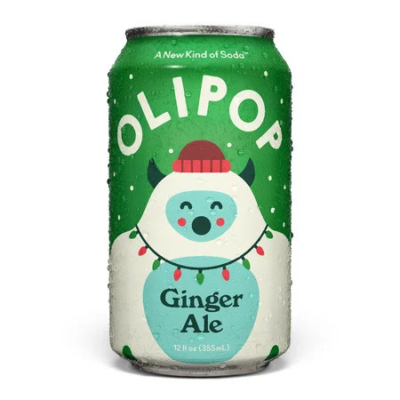 OLIPOP Prebiotic Soda, Ginger Ale, 12 fl oz, Pantry Packs | Walmart (US)