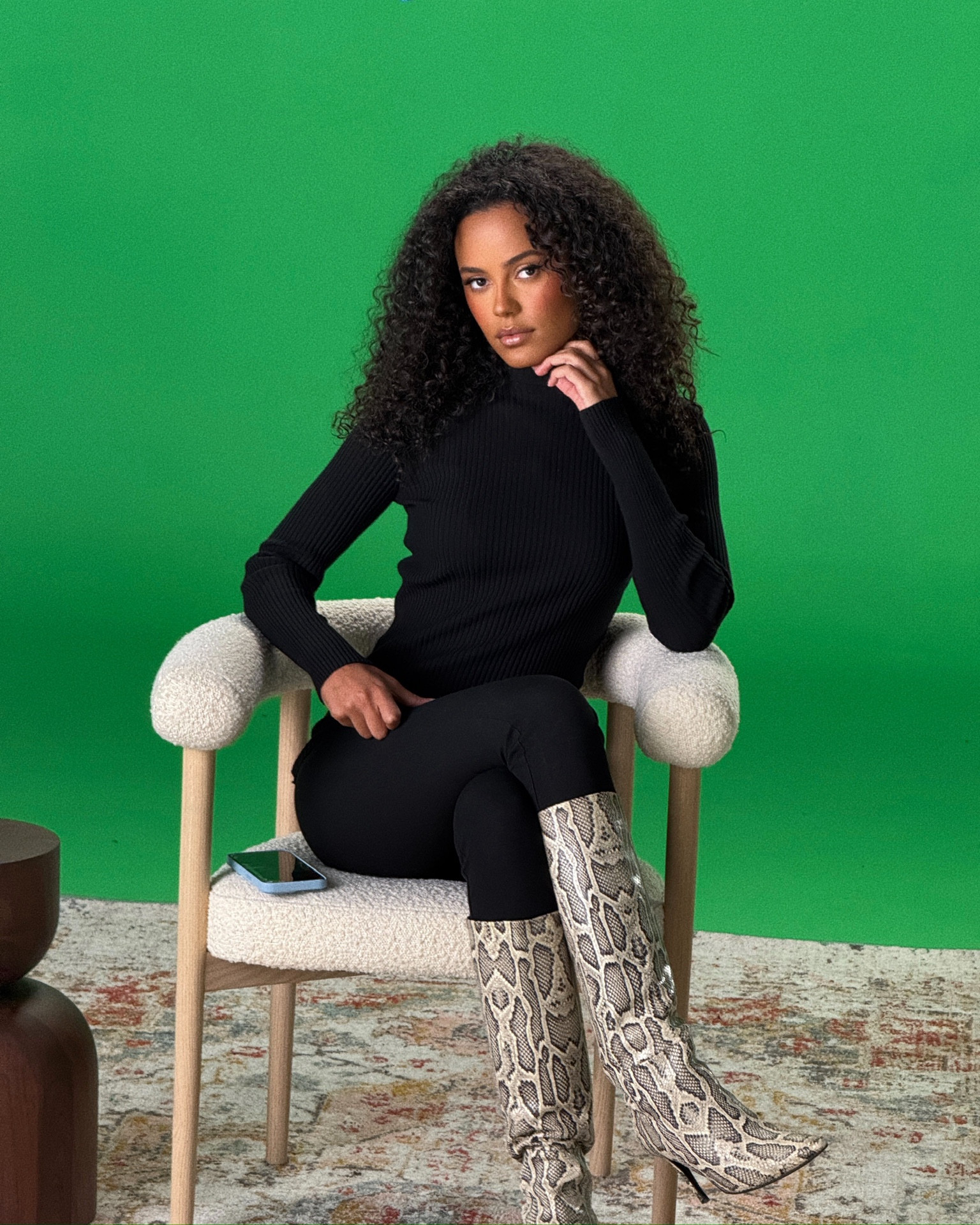 Chic in all black with a bold boot moment 🖤 These snakeskin boots instantly elevate a sleek, monochrome look. 🐍

#LTKShoeCrush #LTKU #LTKStyleTip