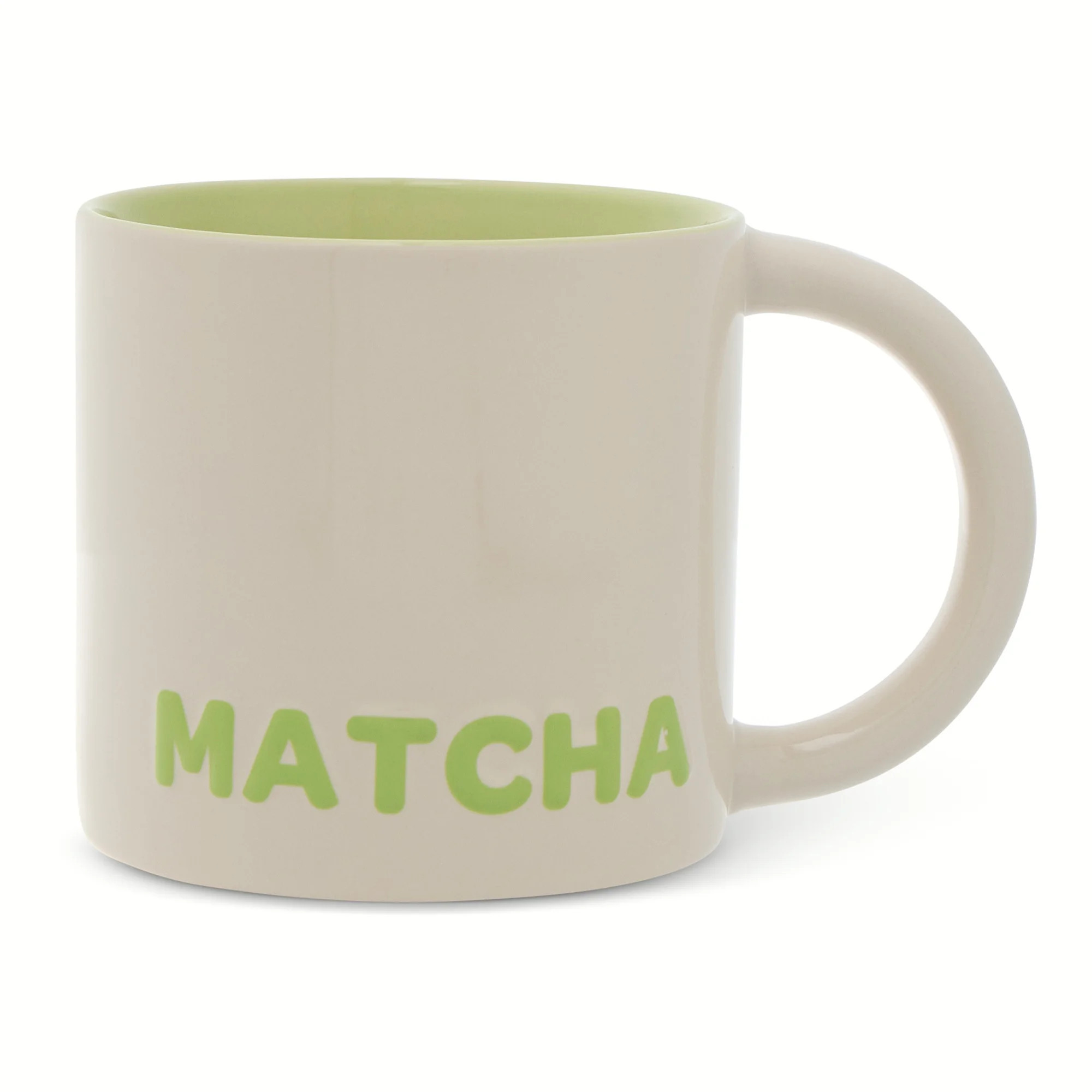 Thyme & Table 15.5 fl oz Green "Matcha" Stoneware Mug | Walmart (US)