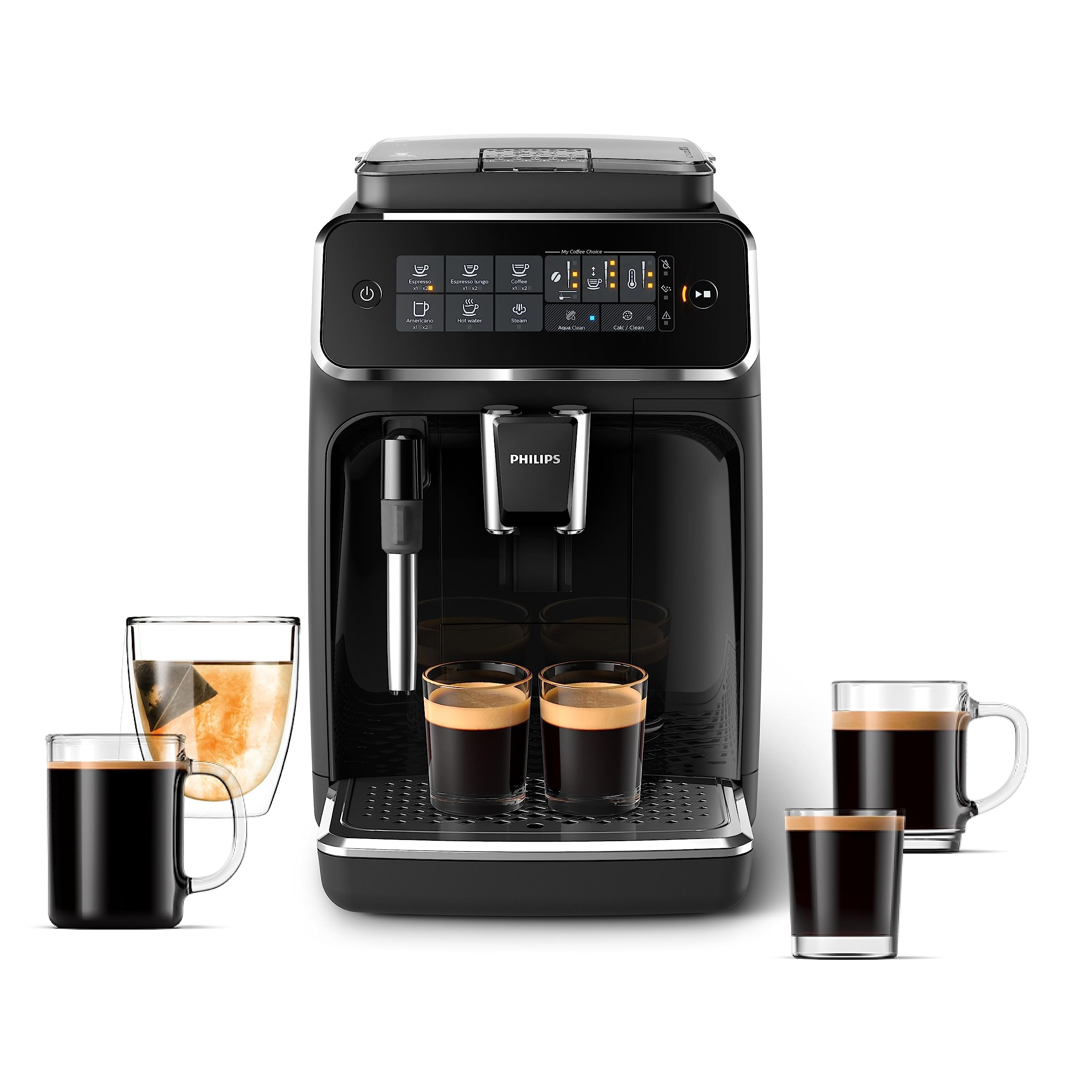 PHILIPS 3200 Series Fully Automatic Espresso Machine - Classic Milk Frother, 4 Coffee Varieties, ... | Amazon (US)