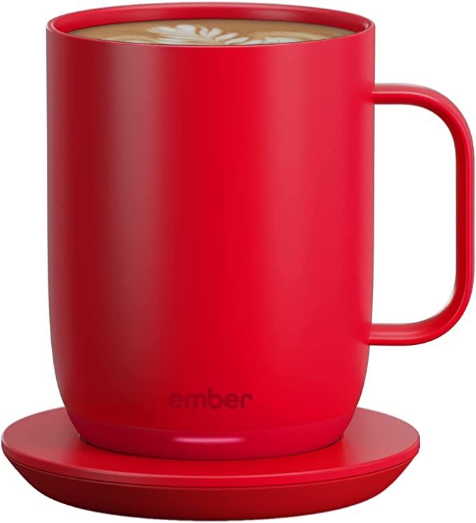 Ember Temperature Control Smart Mug 2, (PRODUCT) RED, 10 oz, 1.5-hr Battery Life - App Controlled... | Amazon (US)