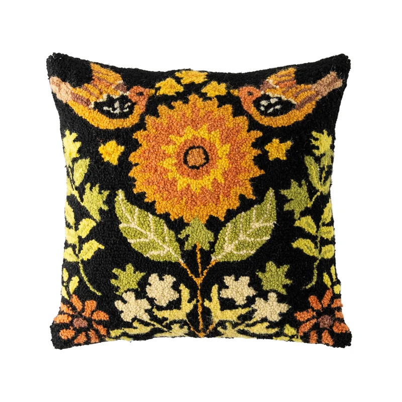 Kinley 16" Sunflower Harvest Wool Pillow | Plow & Hearth