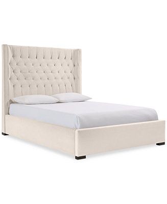 Furniture Cadelyn Upholstered Queen Bed - Macy's | Macy's
