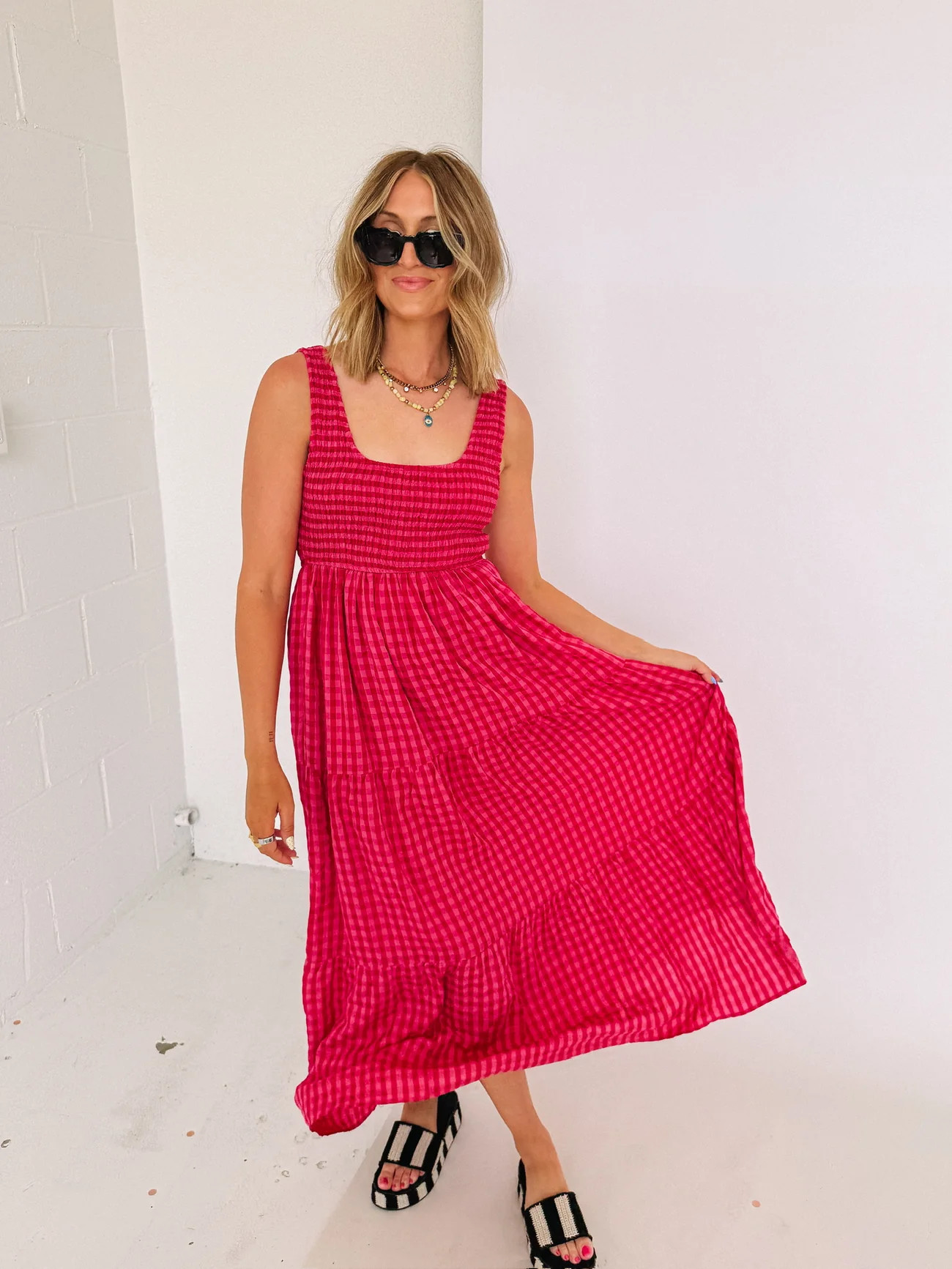 fuchsia fever maxi dress | Etta+East