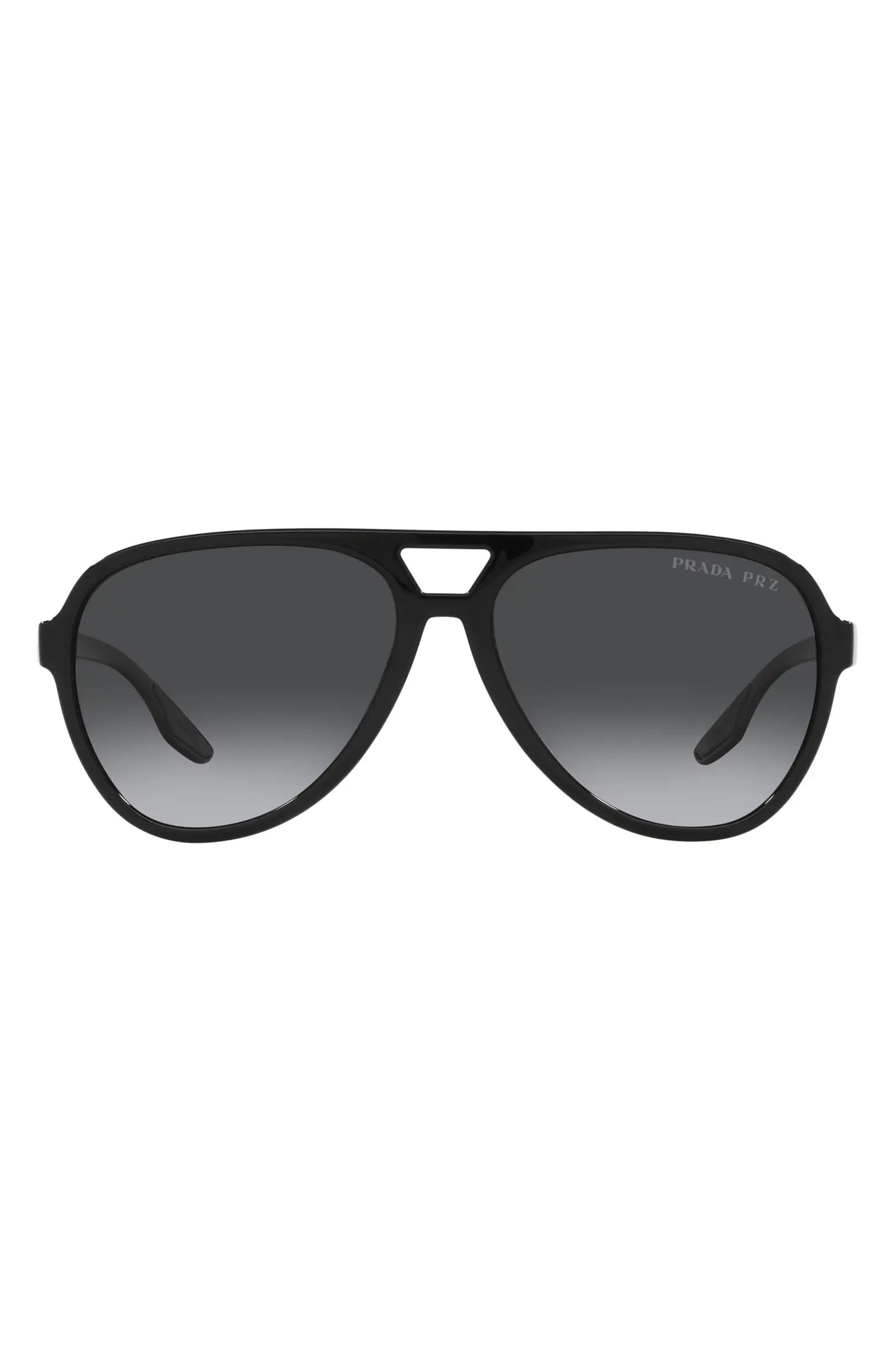 PRADA SPORT 59mm Gradient Polarized Pilot Sunglasses | Nordstrom | Nordstrom