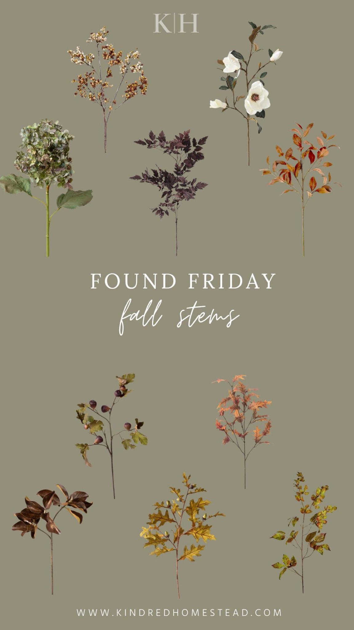 Fall faux stems for timelessly collected and English inspired homes and home decor for fall styling and decorating!

#LTKHome