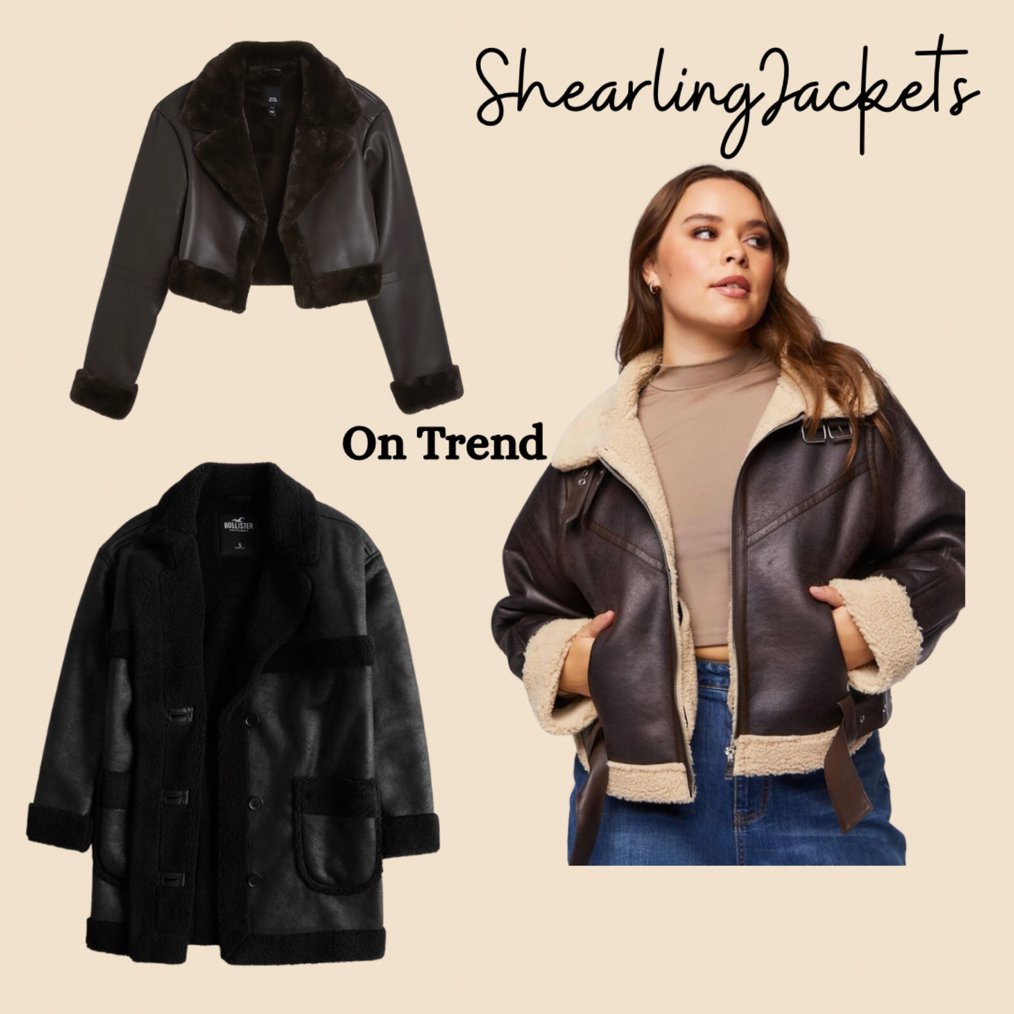 Trendy Shearling Jacket for the season
#holidayoutfit. #jacket  #coat #seasonal

#LTKunder50 #LTKSeasonal #LTKstyletip