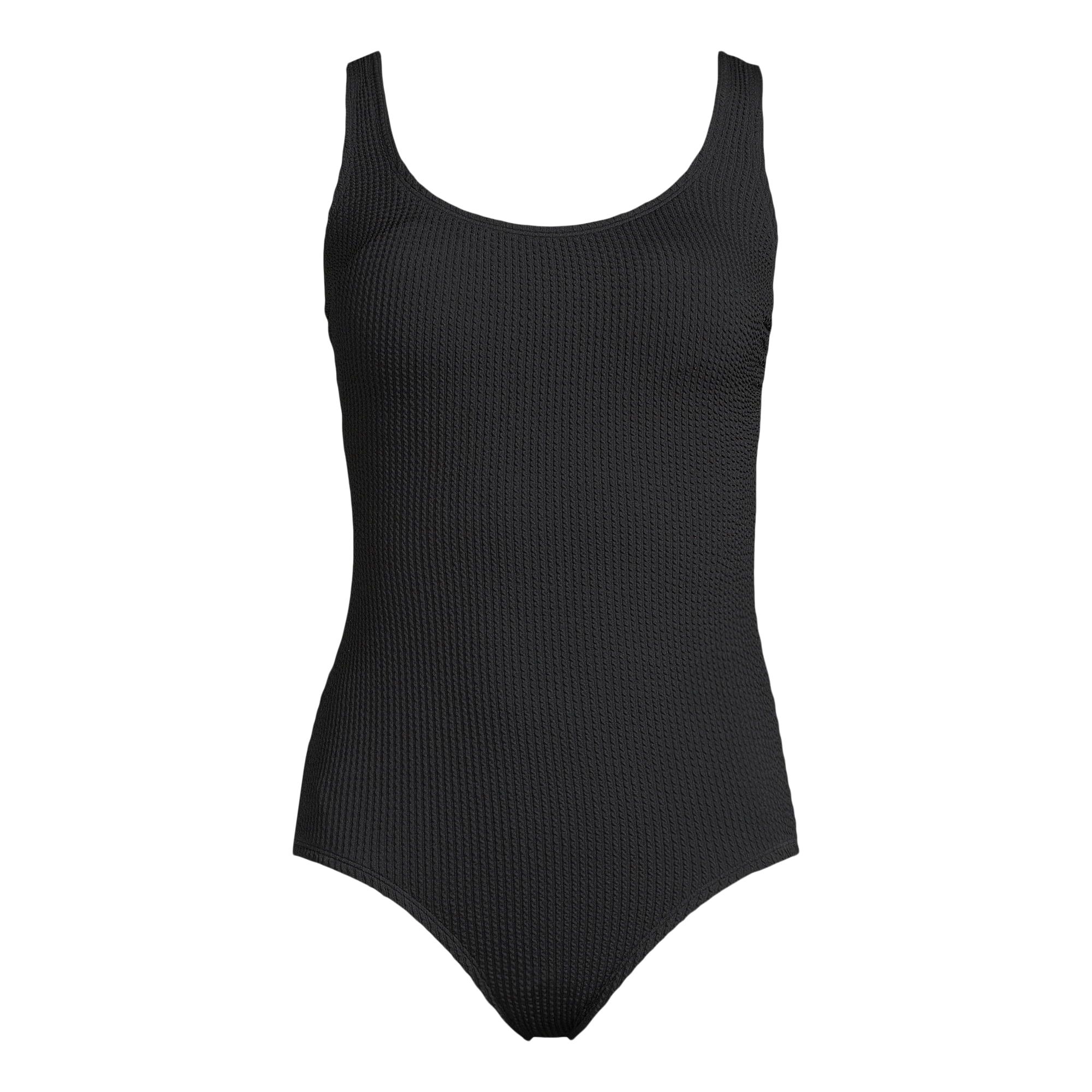 Time and Tru Women's and Women's Plus Crinkle One Piece Swimsuit, Sizes XS-3X | Walmart (US)