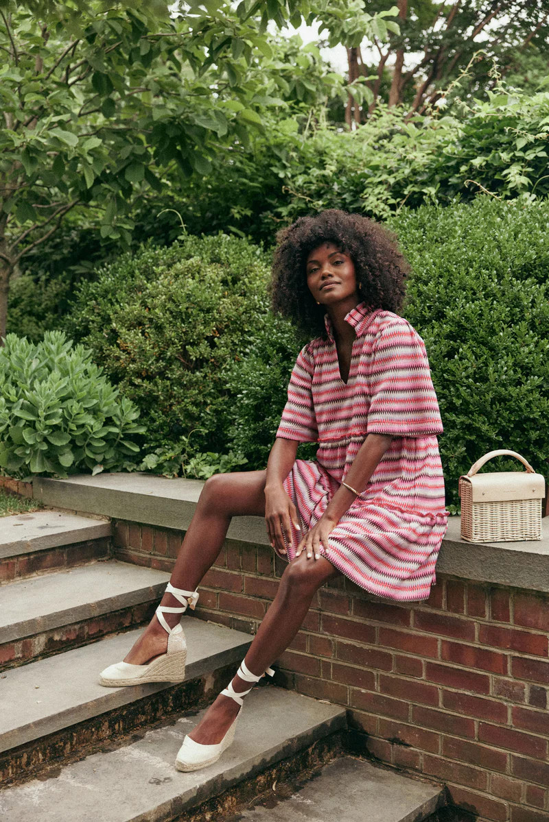 Zigzag Knit Stripe Crawford Dress | Tuckernuck (US)