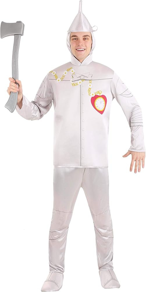 Rubie's Adult Wizard of Oz Tin Man Costume, Silver | Amazon (US)
