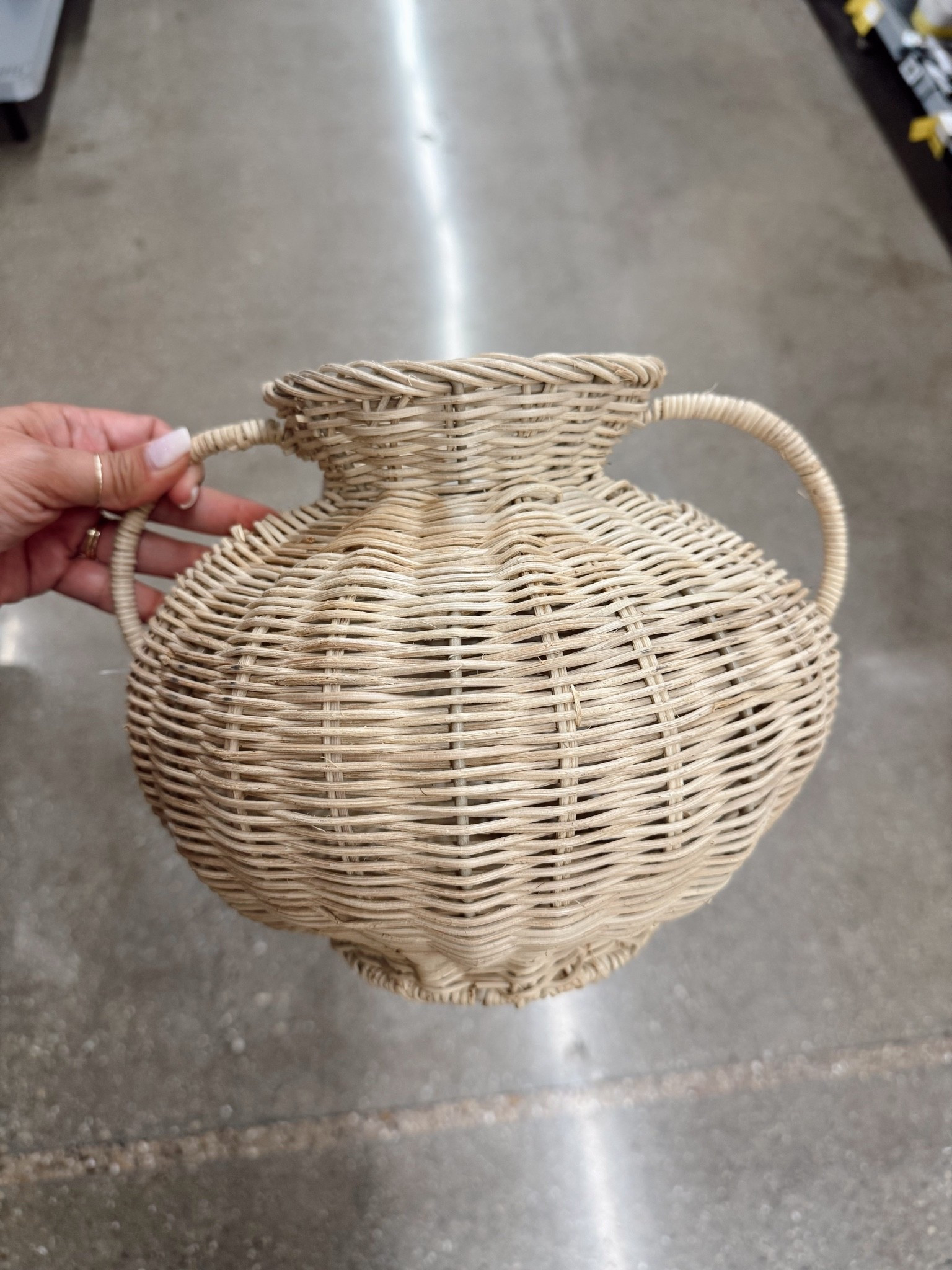 Look for less! Rattan vase with handles from Walmart!

#LTKHome