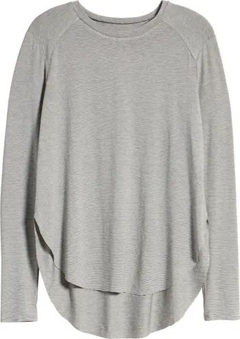 Long Sleeve Shirttail Hem Shirt | Nordstrom Rack