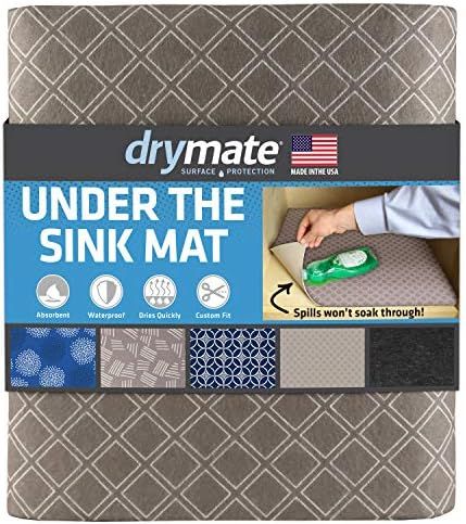 Drymate Premium Under The Sink Mat (24” x 29”), Cabinet Protection Mat, Shelf Liner - Absorbent/Wate | Amazon (US)