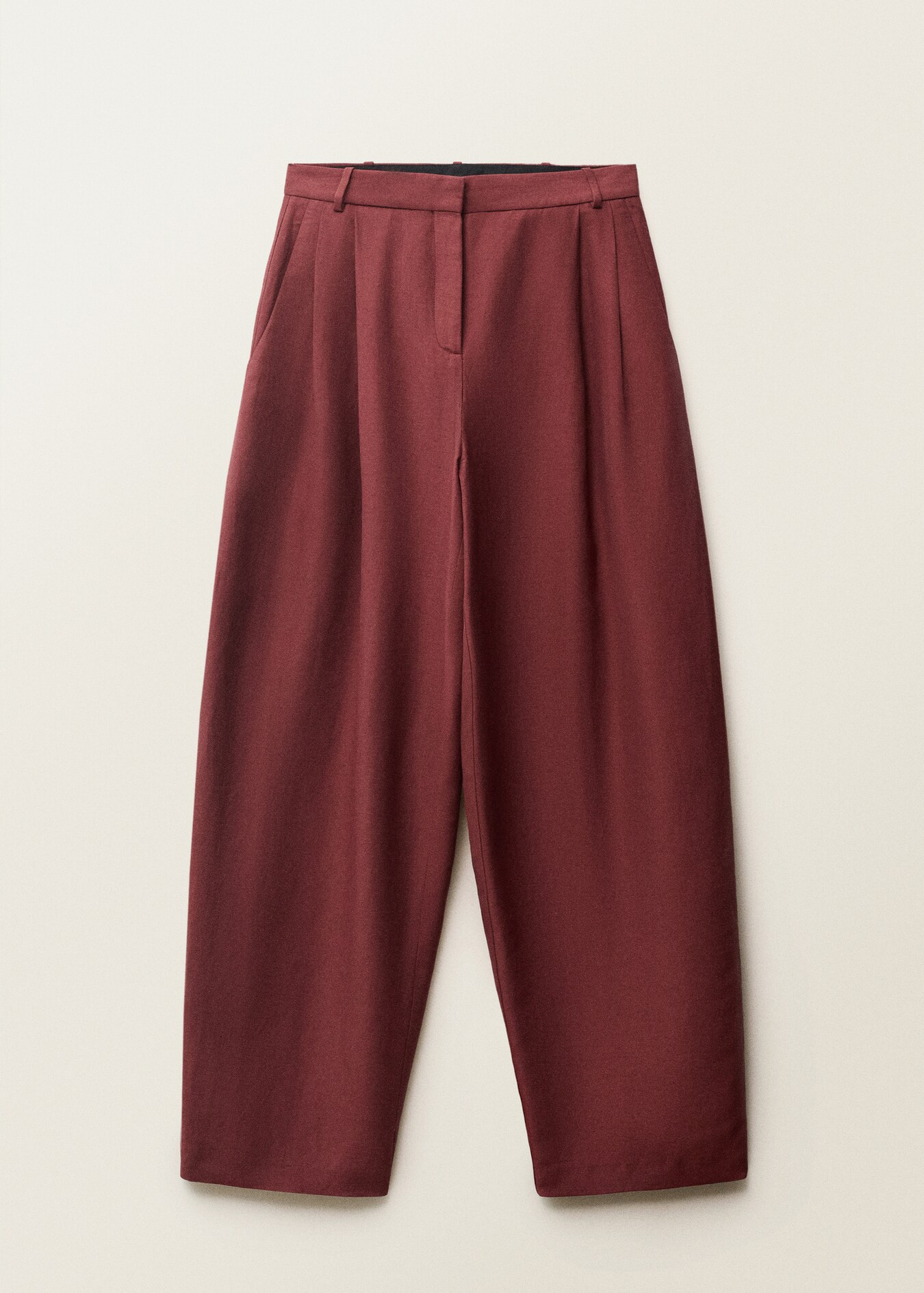 Wideleg linen-blend suit pants - Women | MANGO USA | Mango (US/MX/AU)