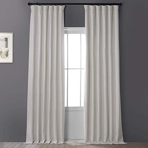 HPD Half Price Drapes BOCH-LN1856-108 Faux Linen Blackout Room Darkening Curtain (1 Panel), 50 X ... | Amazon (US)
