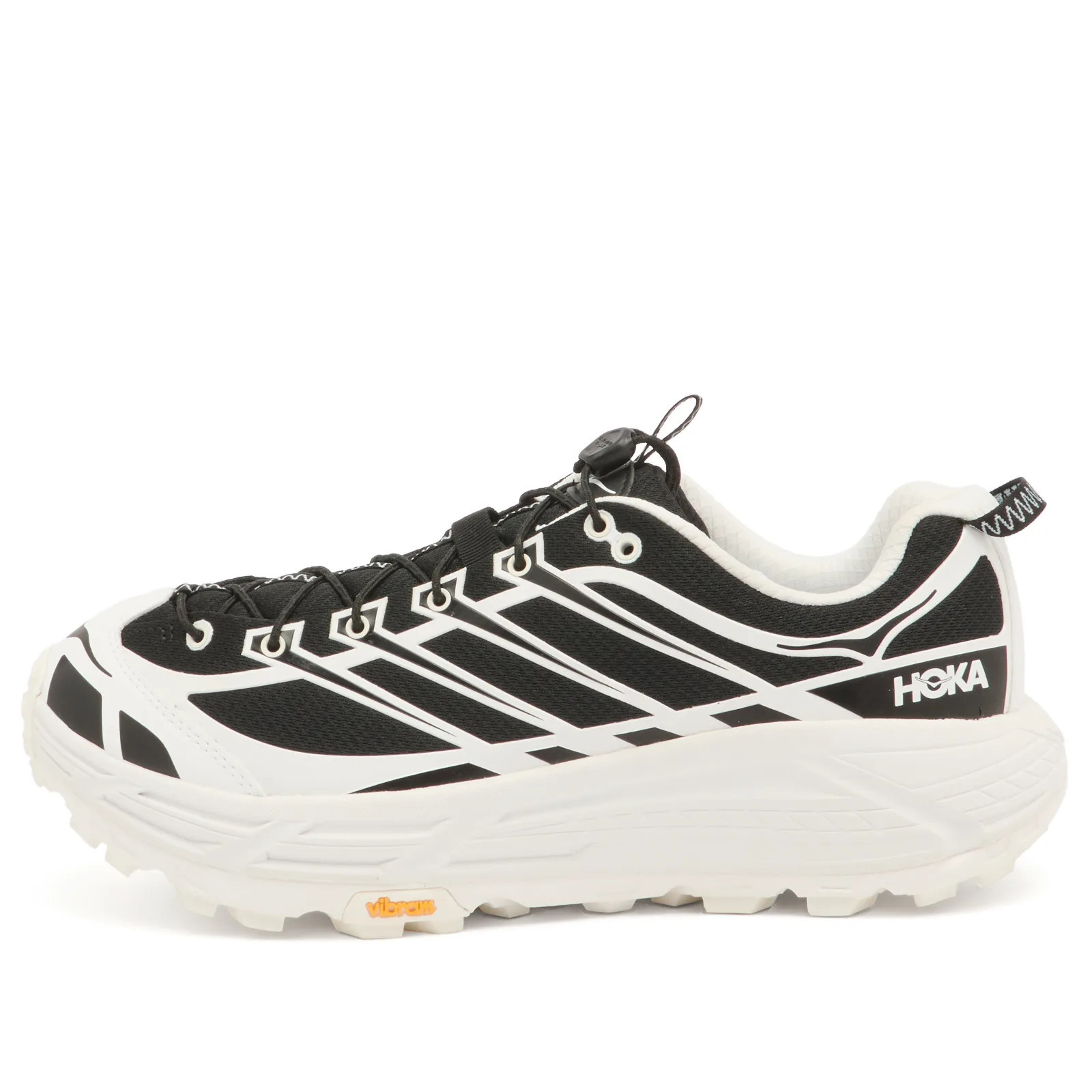 HOKA ONE ONE U Mafate Three2 Sneaker in Frost/Black, Size UK 11.5 | END. Clothing