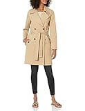 The Drop Women's Elisa Trench Coat Outerwear, -Khaki, XS | Amazon (US)