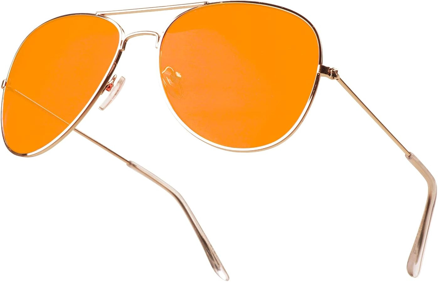 SunnyPro Aviator Sunglasses Colored Tinted Lens Glasses Metal UV400 Protection | Amazon (US)