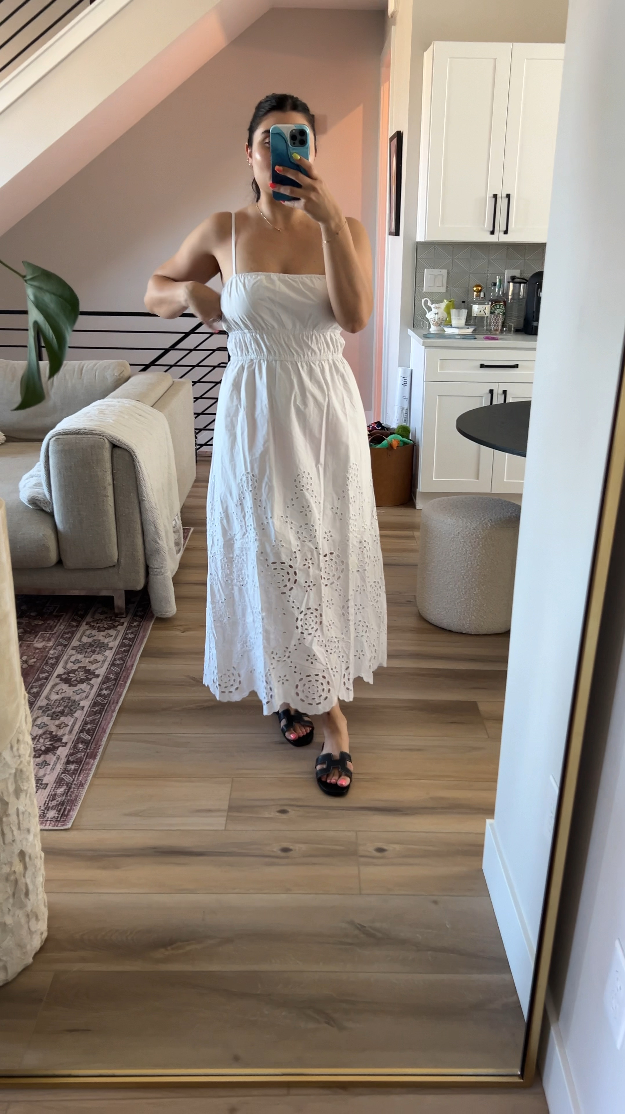 White eyelet dress maxi - the perfect summer dress!! I will be wearing it through early fall with sweaters too! 

#LTKStyleTip