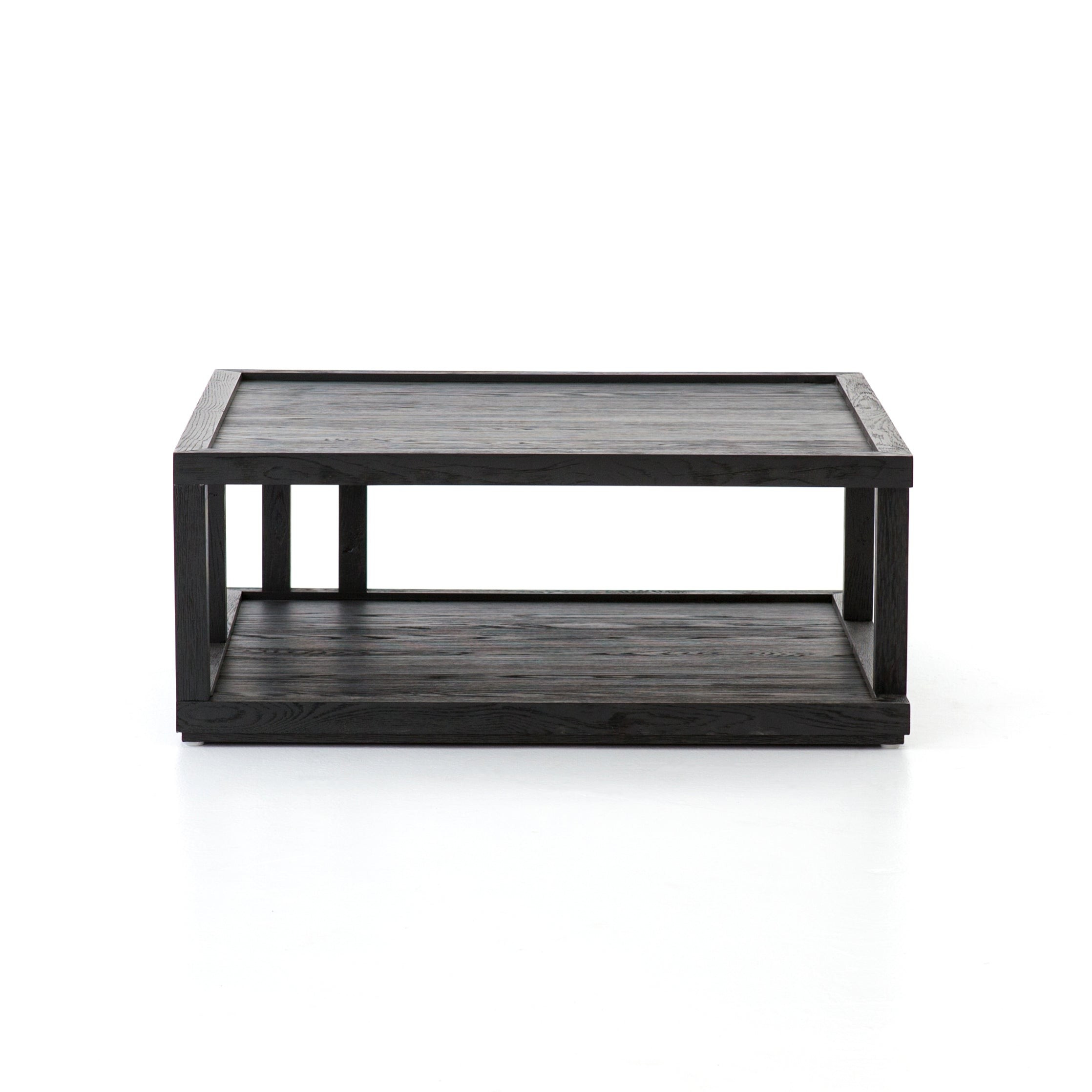 Charley Coffee Table in Drifted Black | Burke Decor