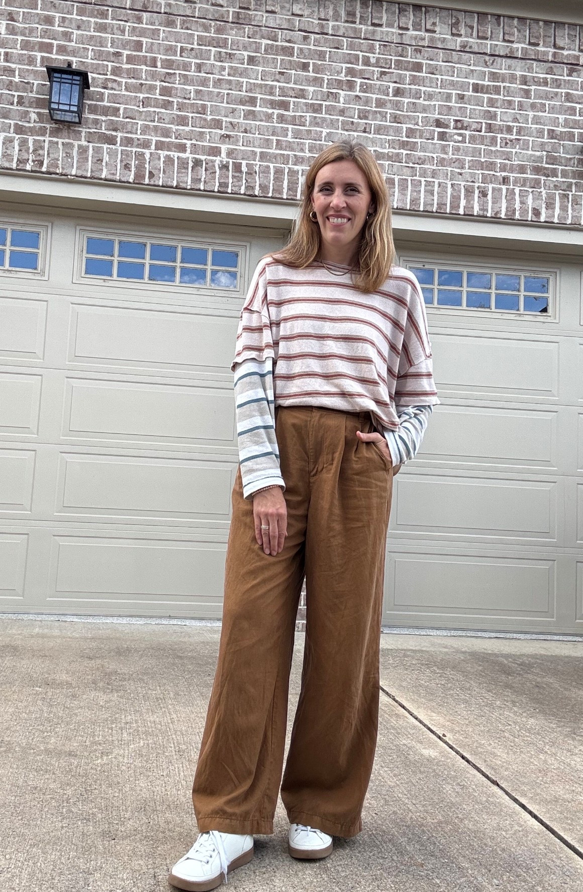 Shirt is oversized but I still went with my normal medium for the oversized look! 

#LTKSaleAlert #LTKFallSale #LTKWorkwear