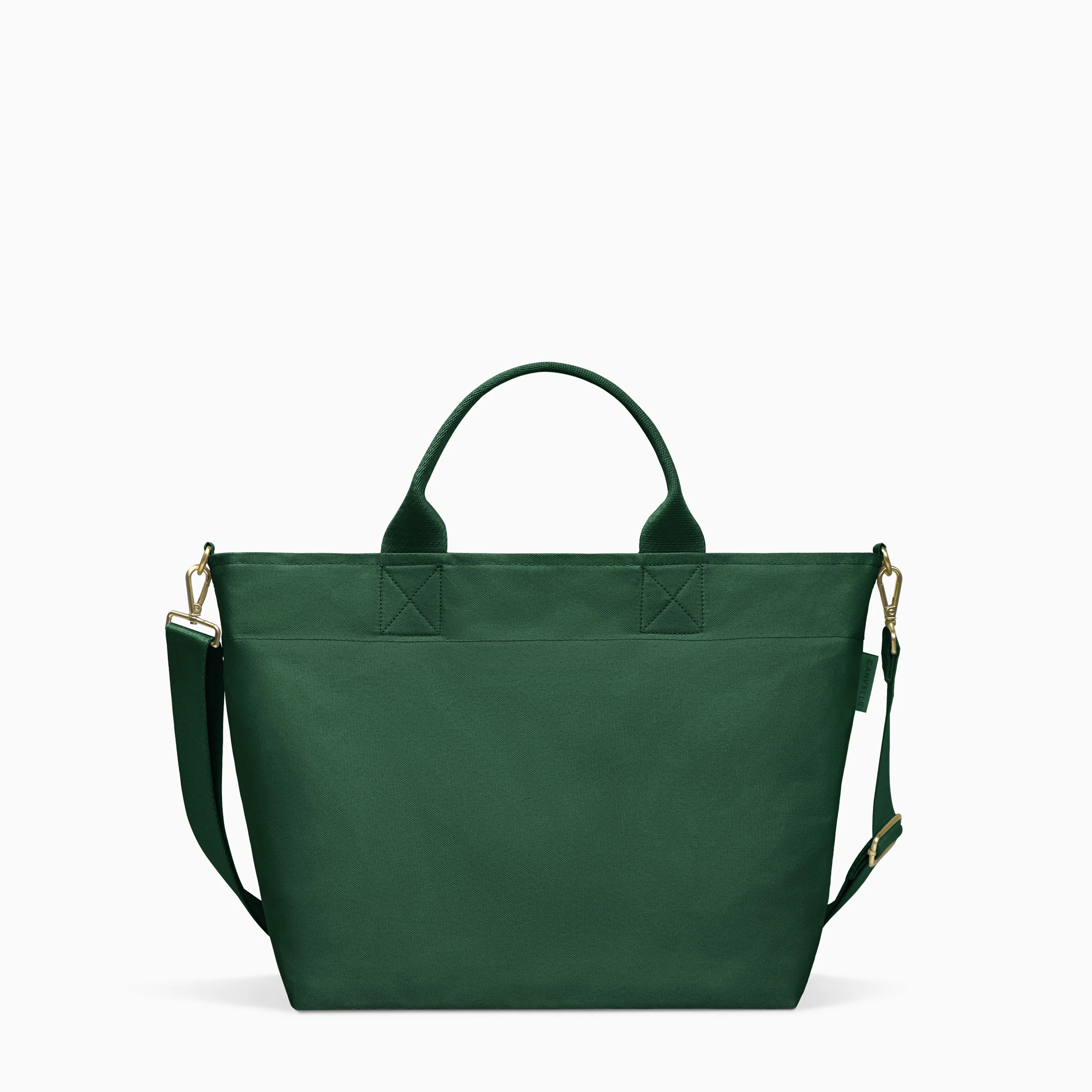 Green Crossbody Tote - Machine Washable & Versatile | Canvelle