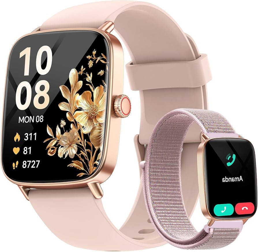 Smart Watch for Women, 1.85" HD Smartwatch Compatible iPhone/Samsung/Android (Answer/Make Calls),... | Amazon (US)