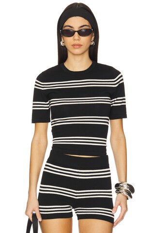 SER.O.YA Ry Top in Black & Eggshell from Revolve.com | Revolve Clothing (Global)