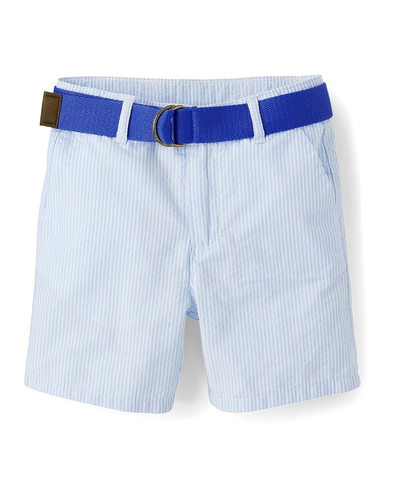 Gymboree Boys' and Toddler Belted Chino Shorts | Amazon (US)