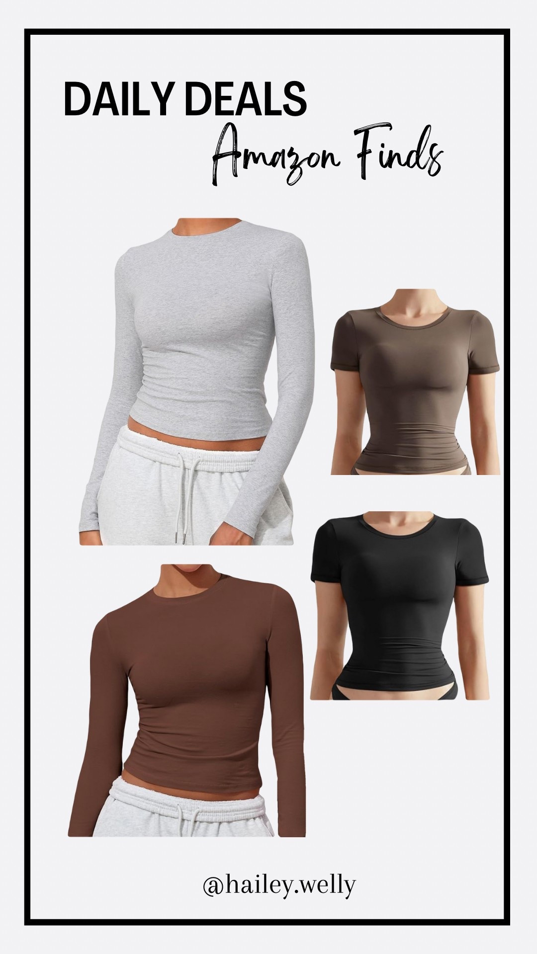 Amazon— favorite neutral shirts! Perfect to pair with any outfit :)

#LTKFindsUnder100 #LTKFindsUnder50 #LTKStyleTip