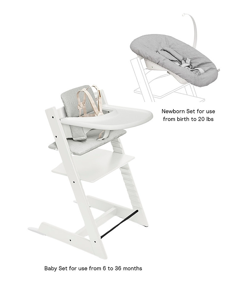 Stokke Tripp Trapp High Chair, Cushion, Tray & Newborn Bundle | Bloomingdale's (US)