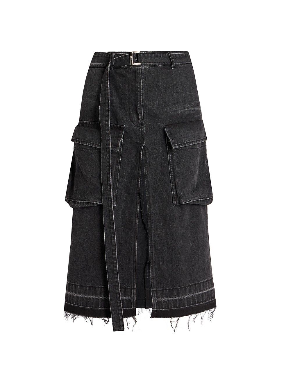 Denim Midi-Skirt | Saks Fifth Avenue