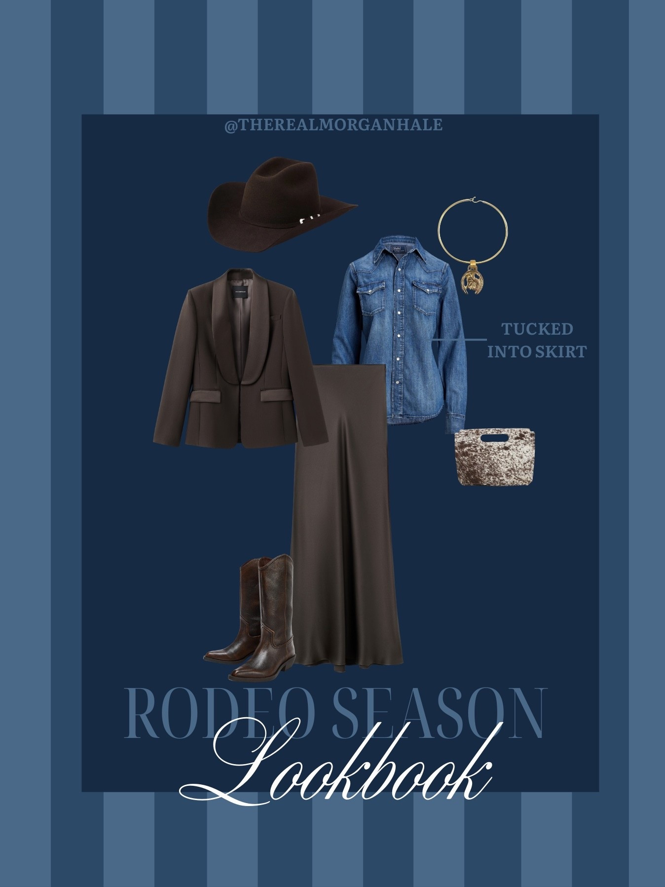 can never go wrong with a timeless look. Love the denim tucked into the skirt with the jacket draped over the shoulders. affordable boot option if you’re not ready to invest in a pair! + the cowhid purse = perfection!

rodeo outfits
western outfits
FWSSR
HLSR
San Antonio Rodeo
country concert
rodeo fashion
western fashion

#LTKootd