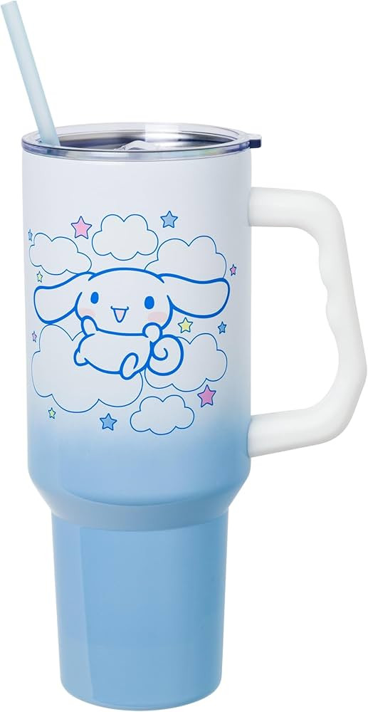 Silver Buffalo Sanrio Hello Kitty and Friends Featuring Cinnamoroll in Stars and Clouds Double Wa... | Amazon (US)