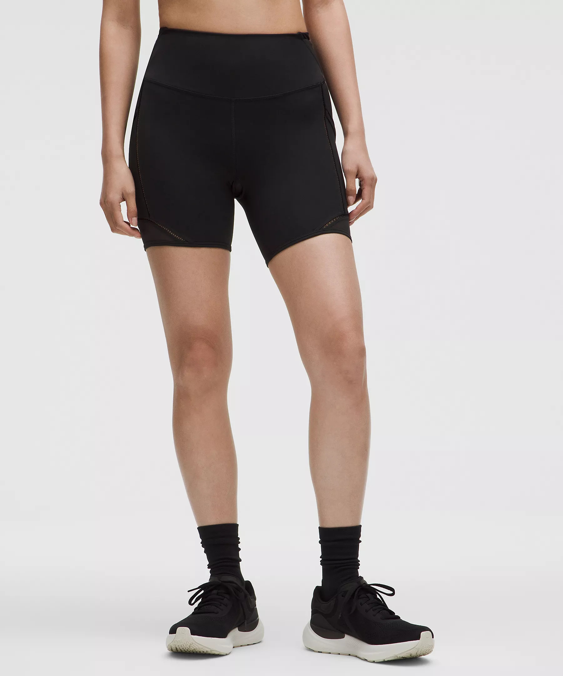 Fast and Free High-Rise Lace Trim Short 6" | Lululemon (US)