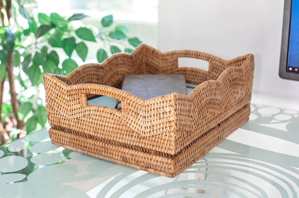 14” Scallop Collection Shelf Basket | Half Past Seven
