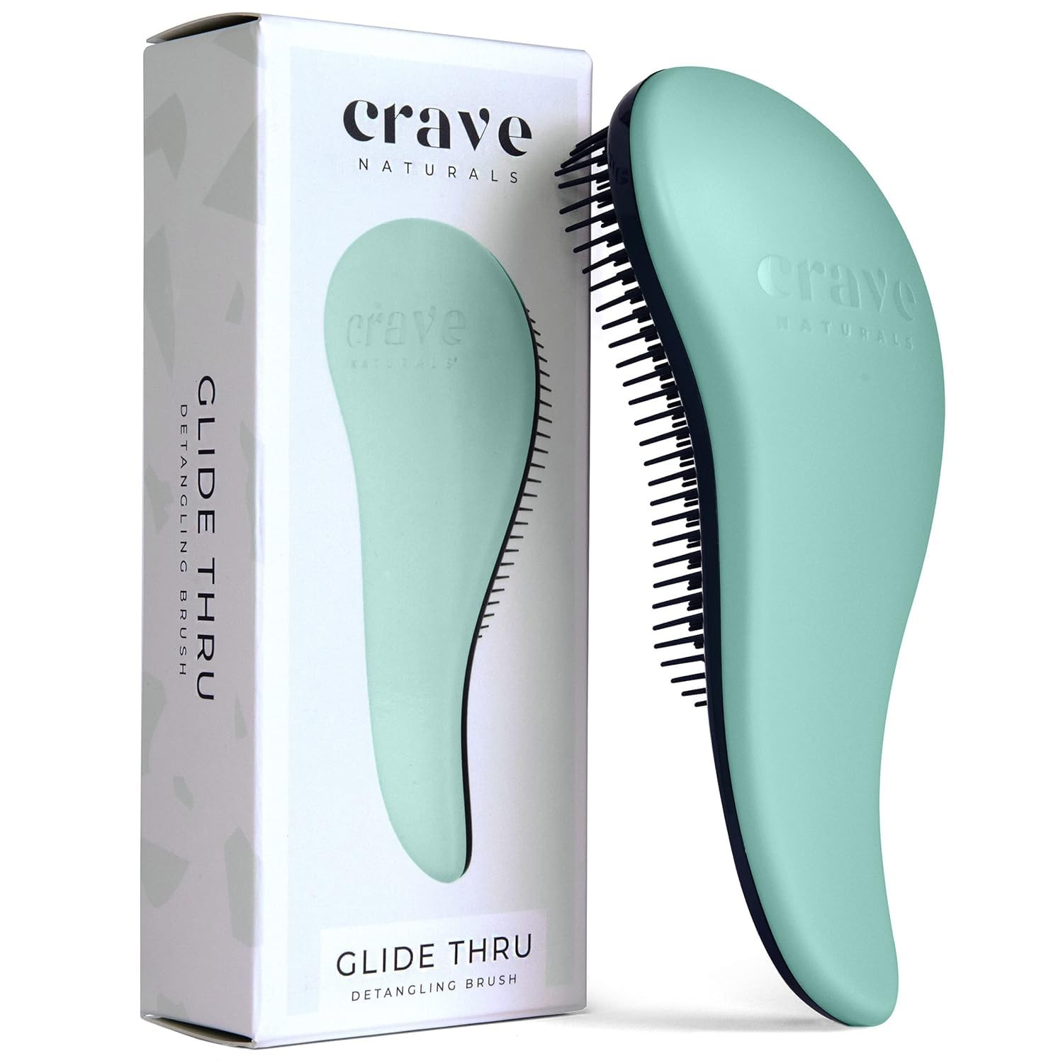 Crave Naturals Glide Thru Detangling Hairbrush that Glides Through Tangles For Wet, Dry and Damag... | Amazon (US)