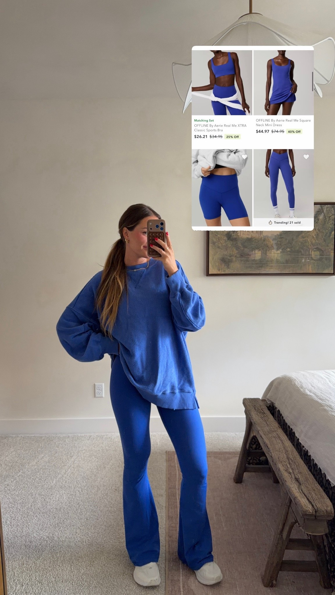 Cobalt blue workout sets from @Aerie!! I’m wearing size S in mine!

#LTKSaleAlert #LTKfitnessgoals #LTKActive