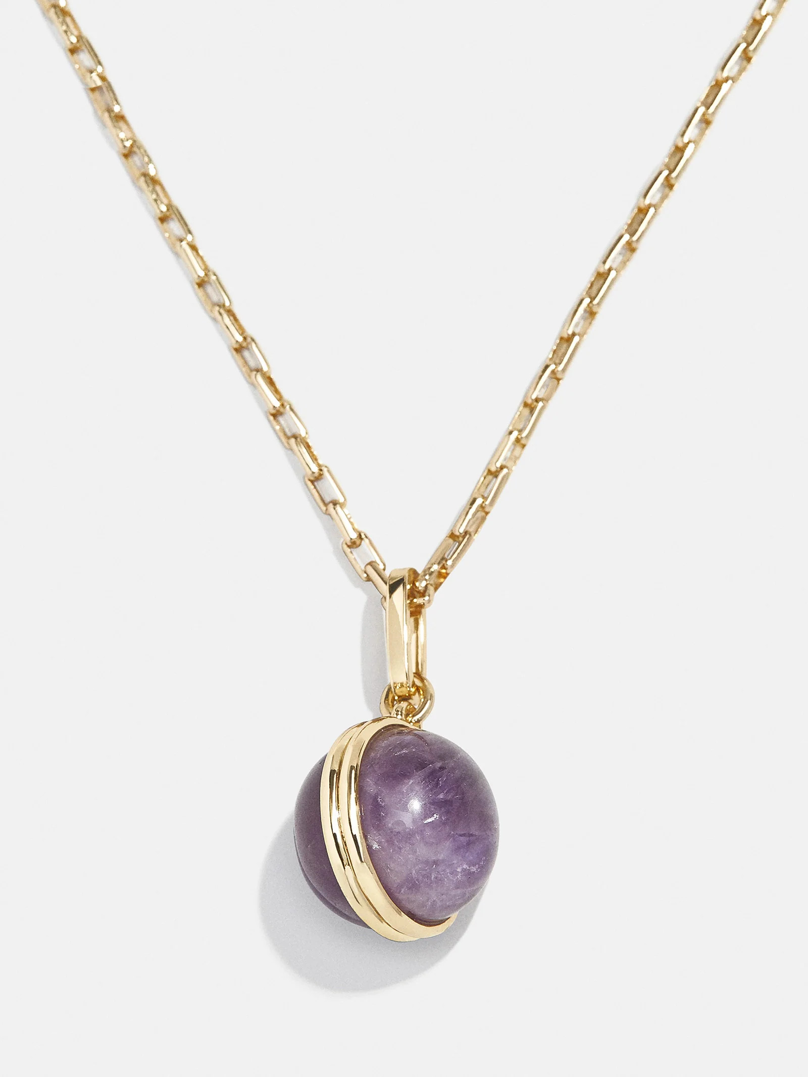 Semi Precious Orb Necklace - Amethyst | BaubleBar (US)