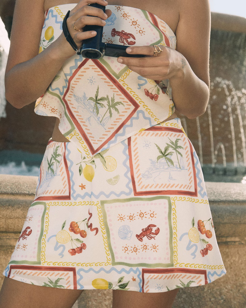 Women's The A&F Sienna Mini Skort | Women's Out & About | Abercrombie.com | Abercrombie & Fitch (UK)