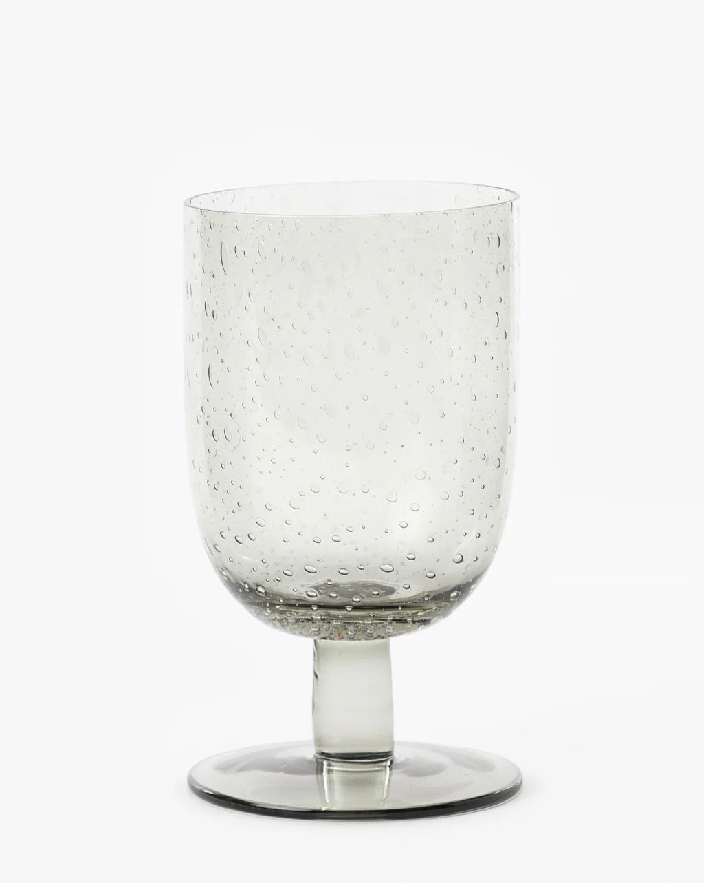 Myrthe Smoke Bubble Wine Glass | McGee & Co.