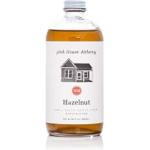 Pink House Alchemy Hazelnut Simple Syrup, 16 oz, Handcrafted, All-Natural | Amazon (US)