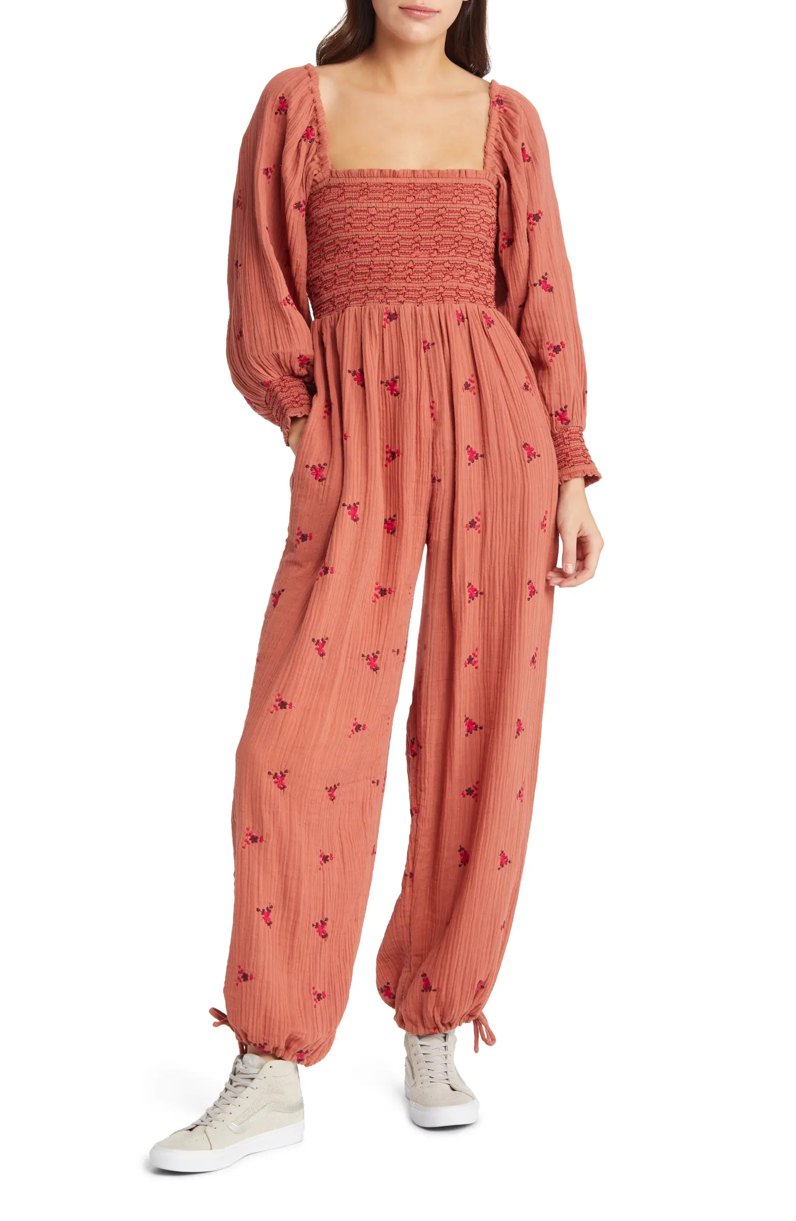Dahlia Smocked Wide Leg Jumpsuit | Nordstrom