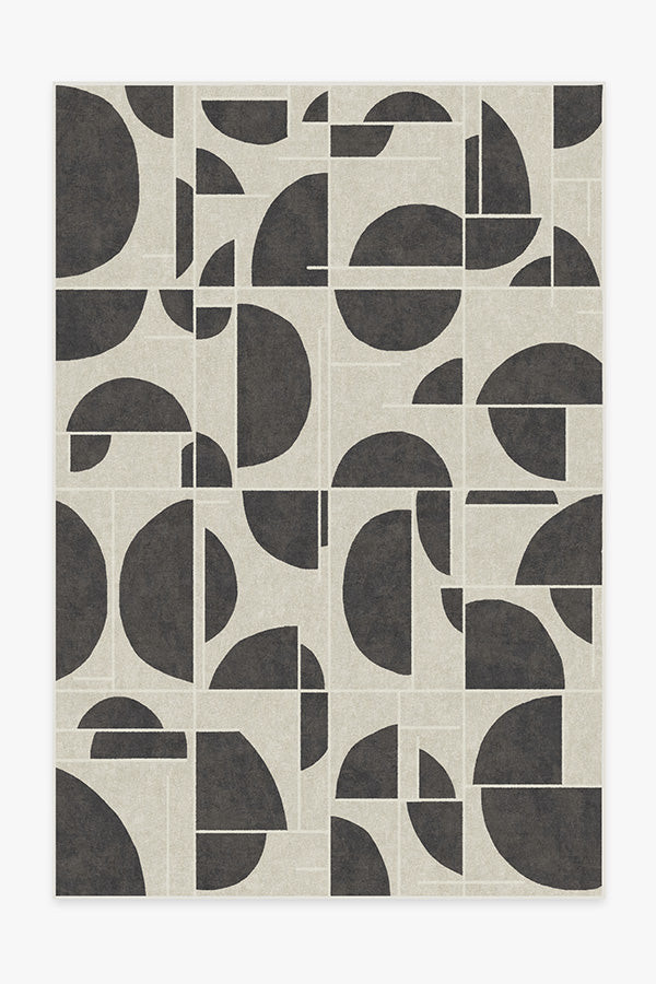 Nina Takesh Lune Charcoal Rug | Ruggable