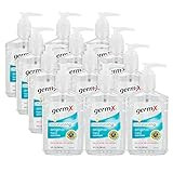 Germ-X Original Hand Sanitizer, With Pump, 8 Fl Ounce (pack Of 12), 96 Fl Oz | Amazon (US)
