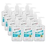 Germ-X Original Hand Sanitizer, With Pump, 8 Fl Ounce (pack Of 12), 96 Fl Oz | Amazon (US)